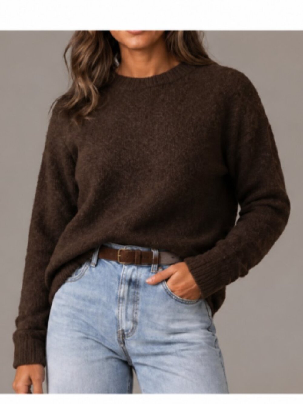 new Brown Crewneck Sweater XL-14